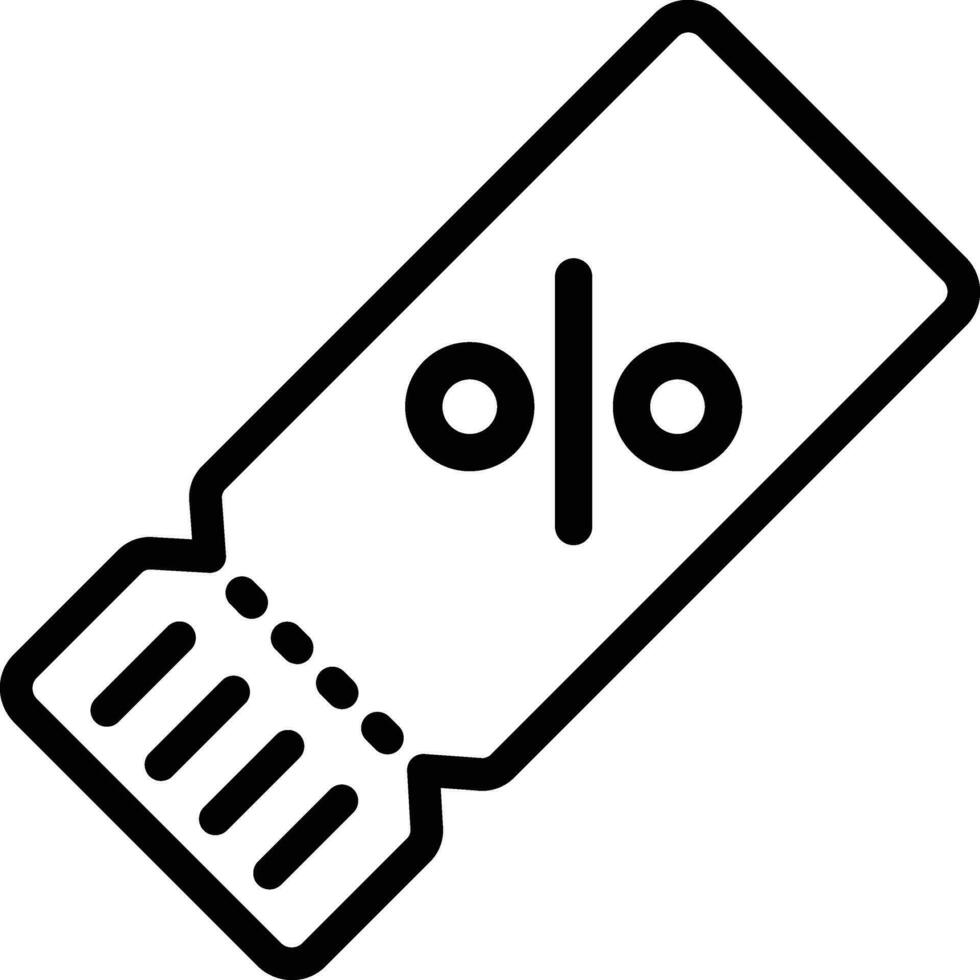 Retail Coupon Vector Icon Design Illustration