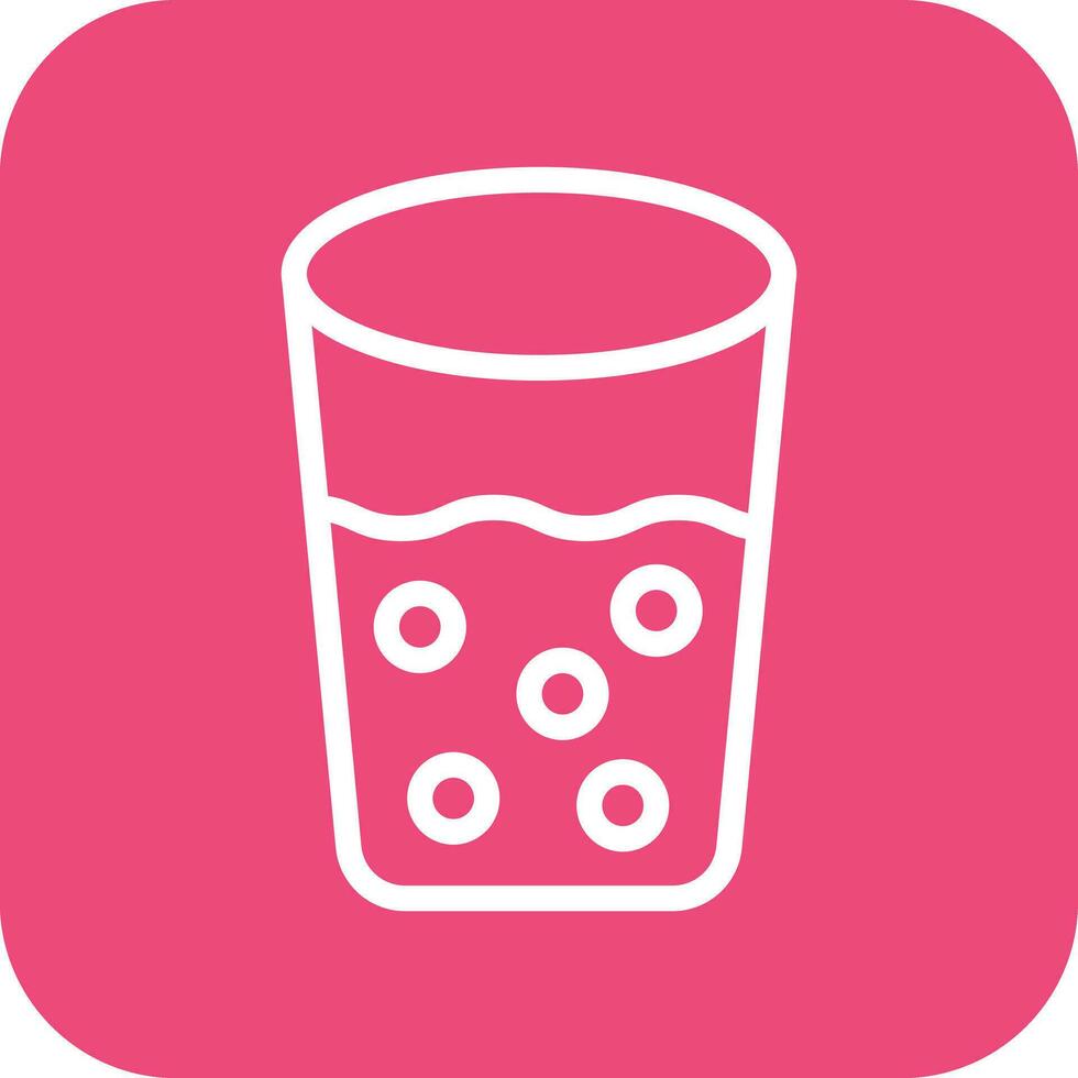 Shot Glass Vector Icon Design Illustration