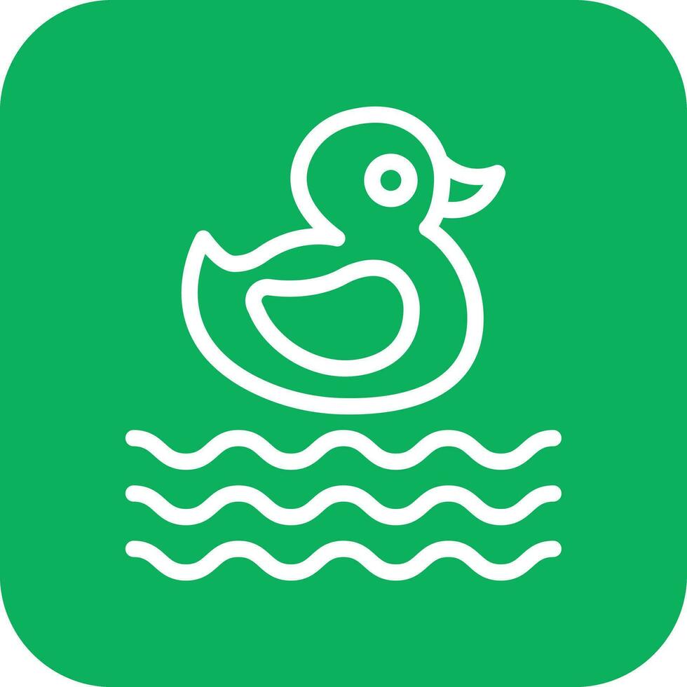 Duck Vector Icon Design Illustration