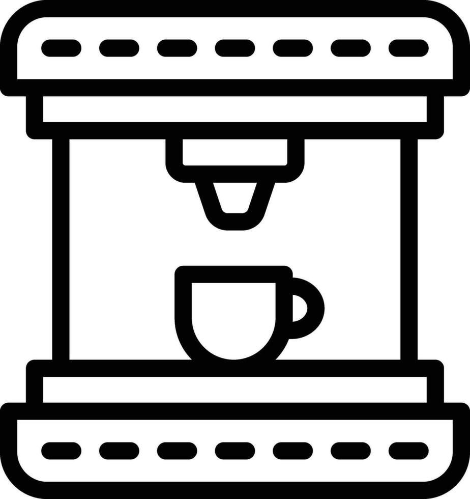 Coffee Maker Vector Icon Design Illustration