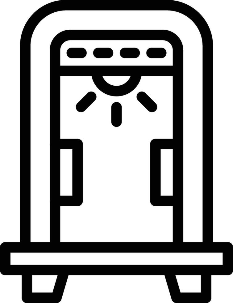 Metal Detector Vector Icon Design Illustration