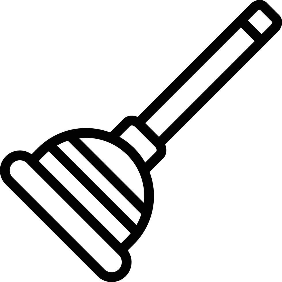 Plunger Vector Icon Design Illustration