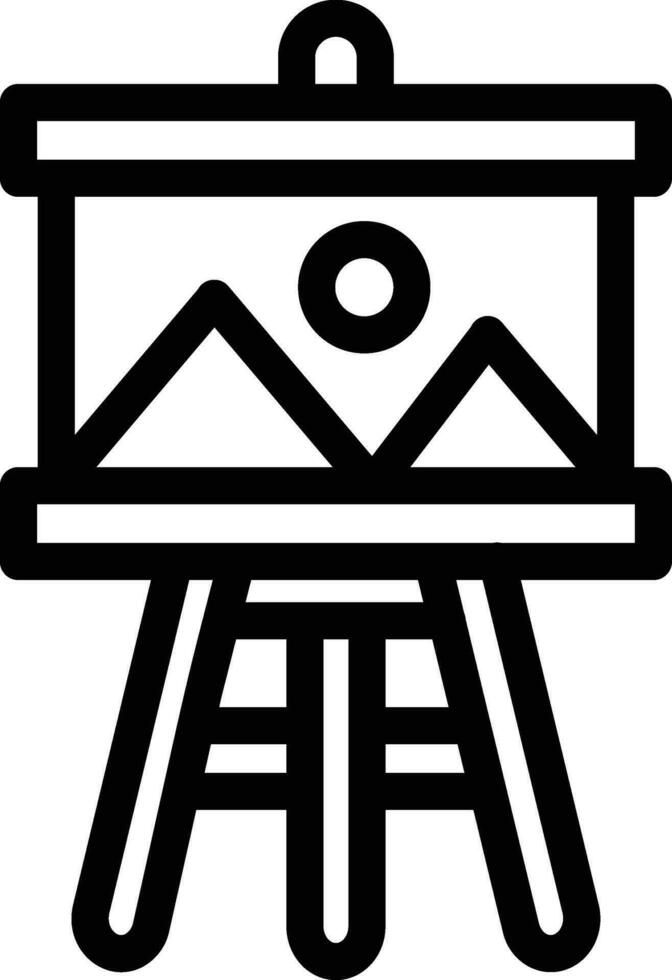 Painting Board Vector Icon Design Illustration
