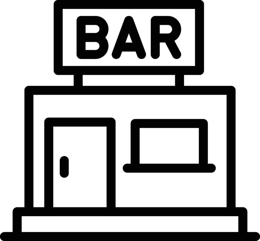 Bar Vector Icon Design Illustration