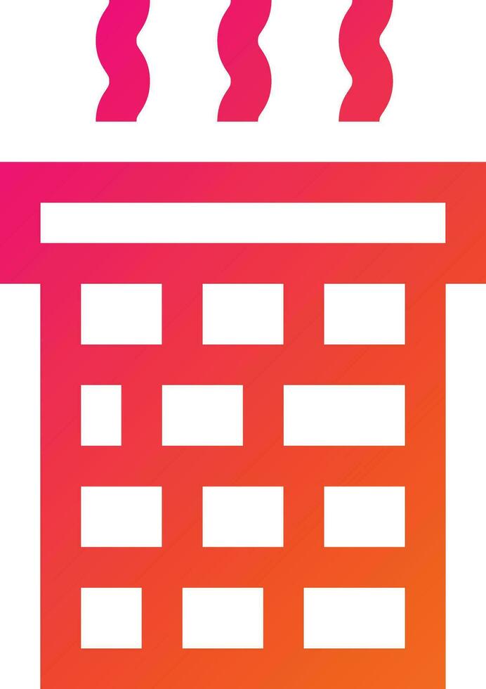 Chimneys Vector Icon Design Illustration