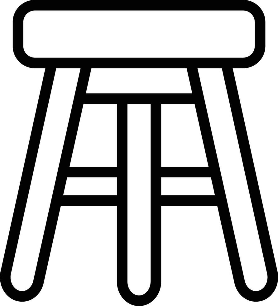 Bar Stool Vector Icon Design Illustration