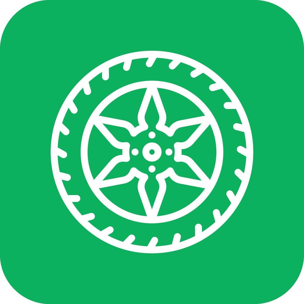 Wheel Vector Icon Design Illustration