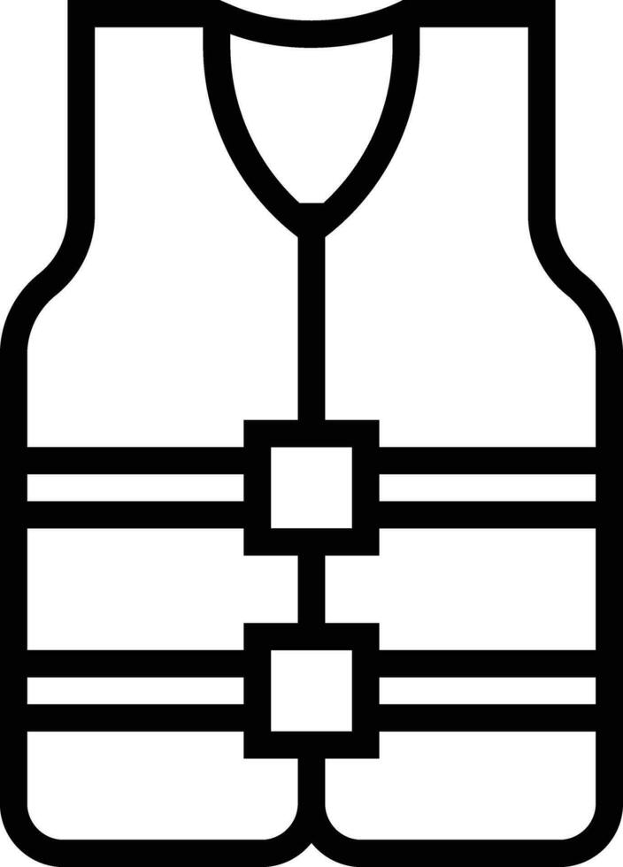 Life jacket Vector Icon Design Illustration