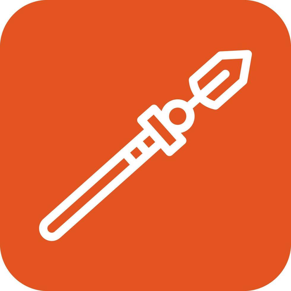 Lance Vector Icon Design Illustration