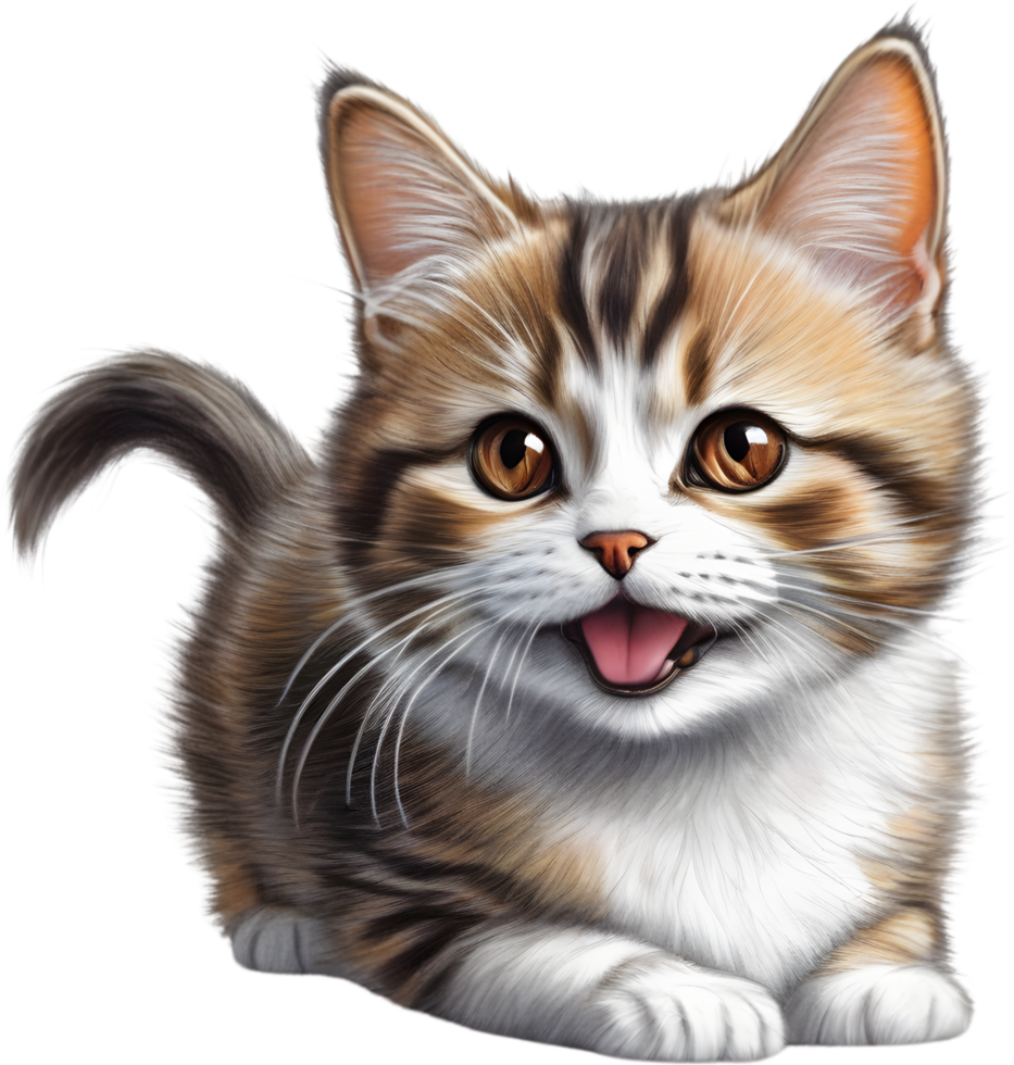 A sketch of a Munchkin cat. AI-Generated. png