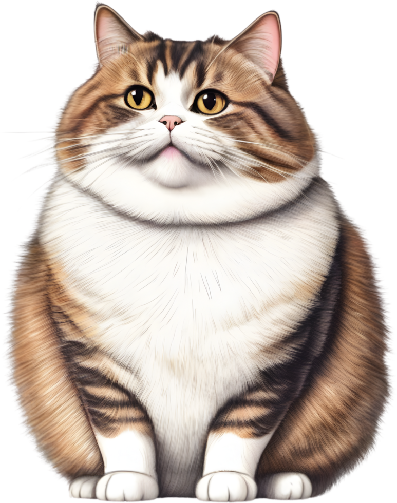 A sketch of a Munchkin cat. AI-Generated. png