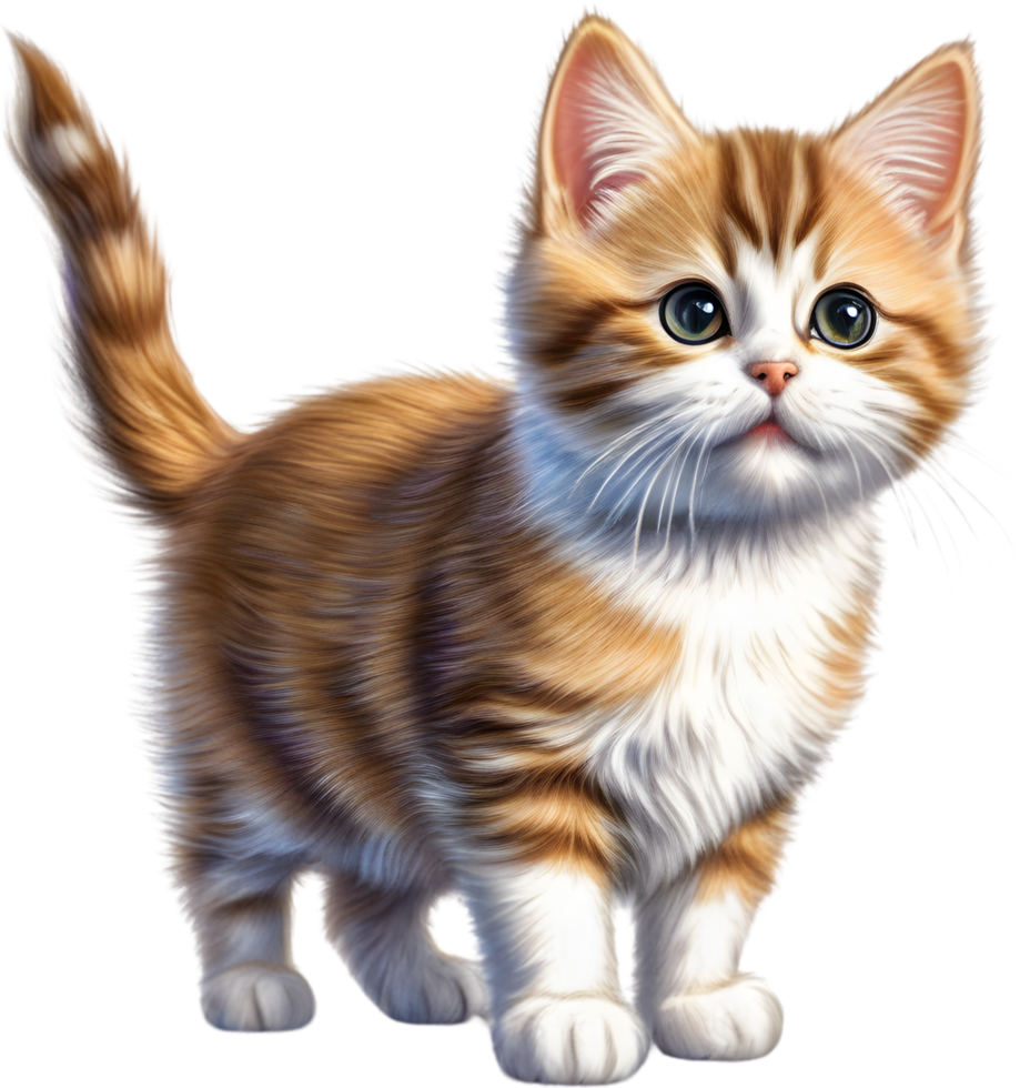 uma esboço do uma Munchkin gato. gerado por ai. png