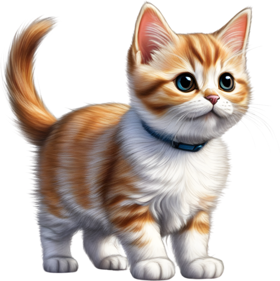 A sketch of a Munchkin cat. AI-Generated. png