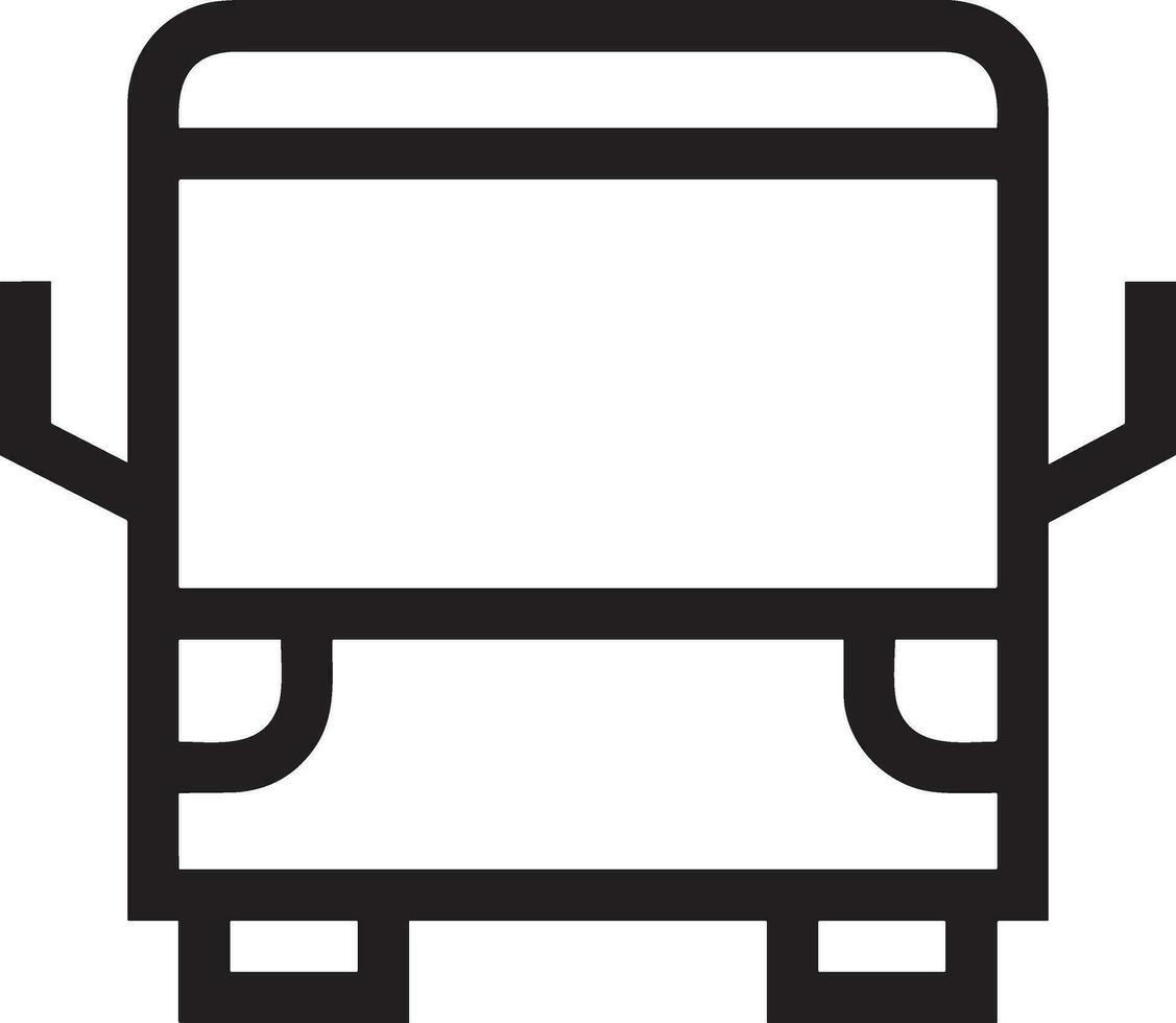 autobús transporte símbolo icono vector imagen. ilustración de el silueta autobús transporte público viaje diseño imagen