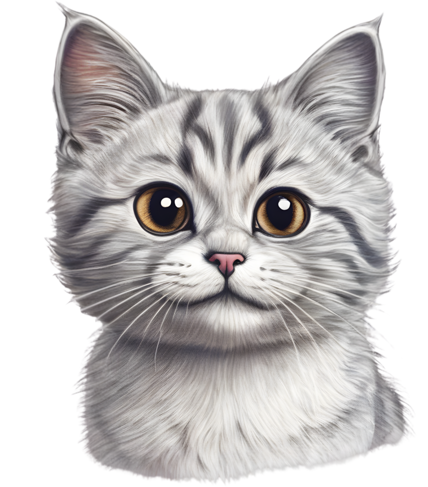 A sketch of a Munchkin cat. AI-Generated. png