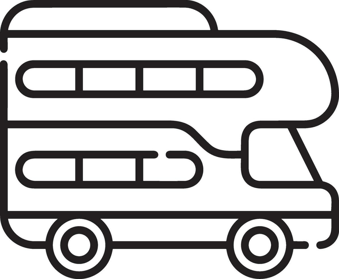 Bus transportation symbol icon vector image. Illustration of the silhouette bus transport public travel design image