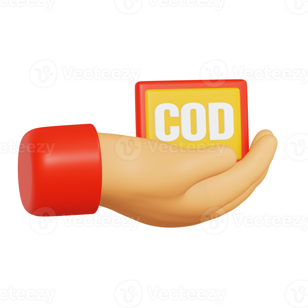 Hand Delivery 3D Icon png