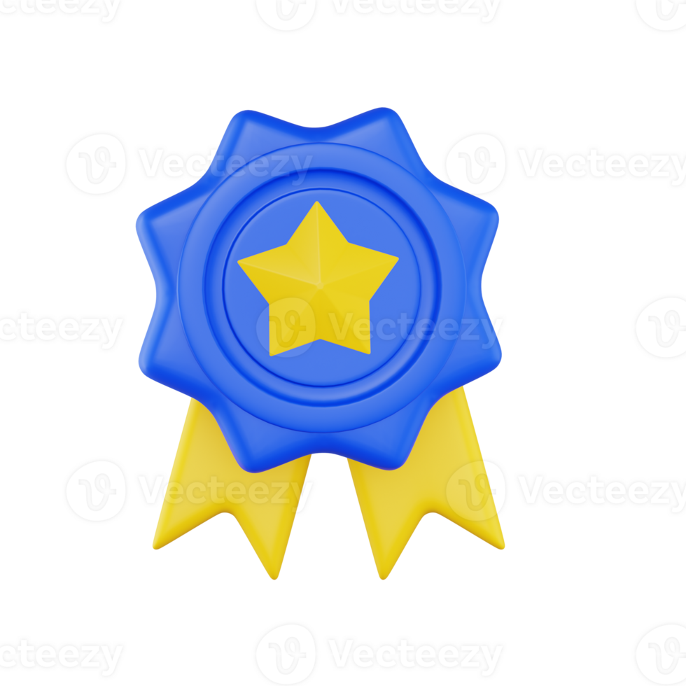 Achievement Badge 3D Icon png