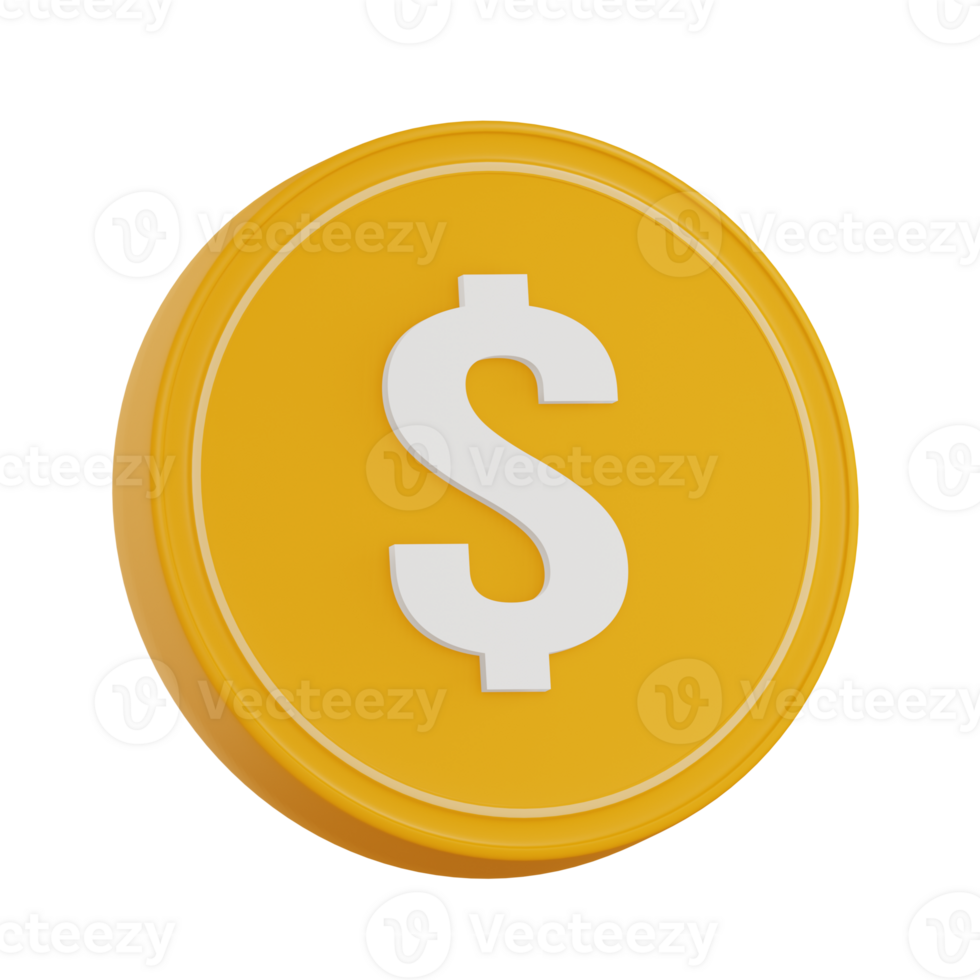 Coin 3D Icon png