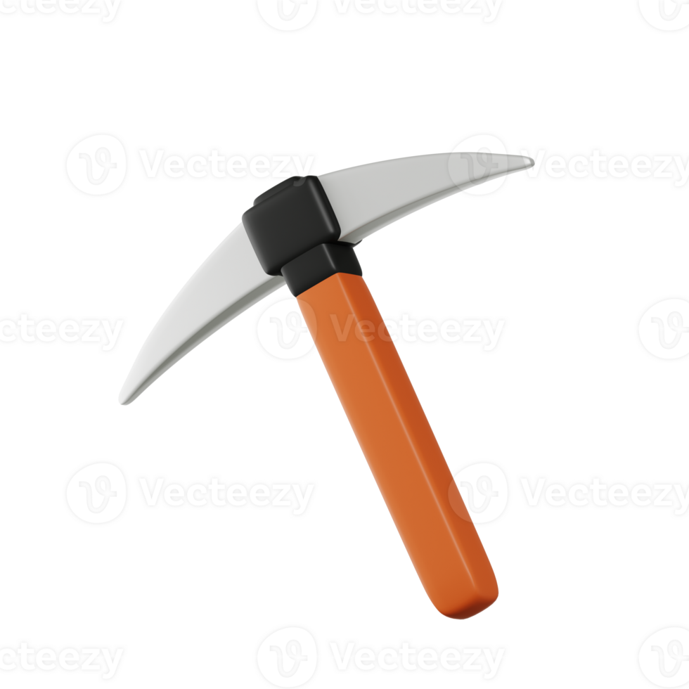 Rock Hammer 3D Icon png