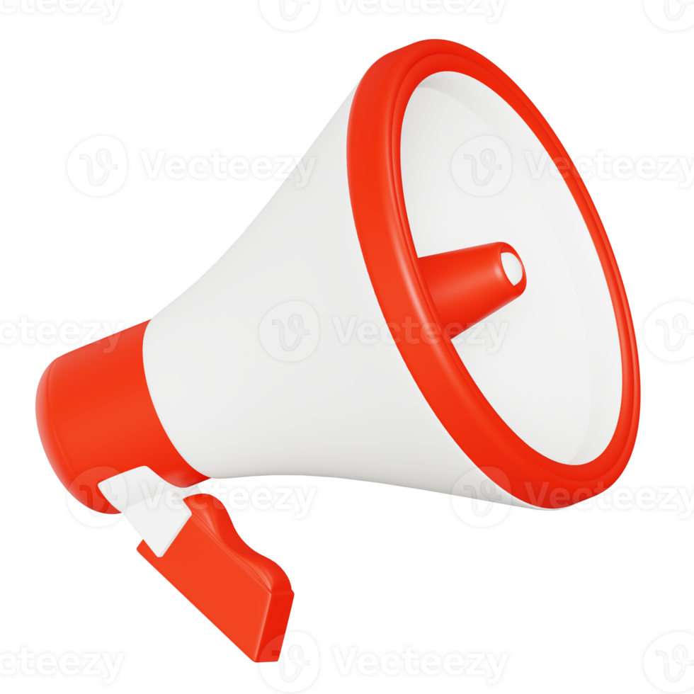 Megaphone 3D Icon png