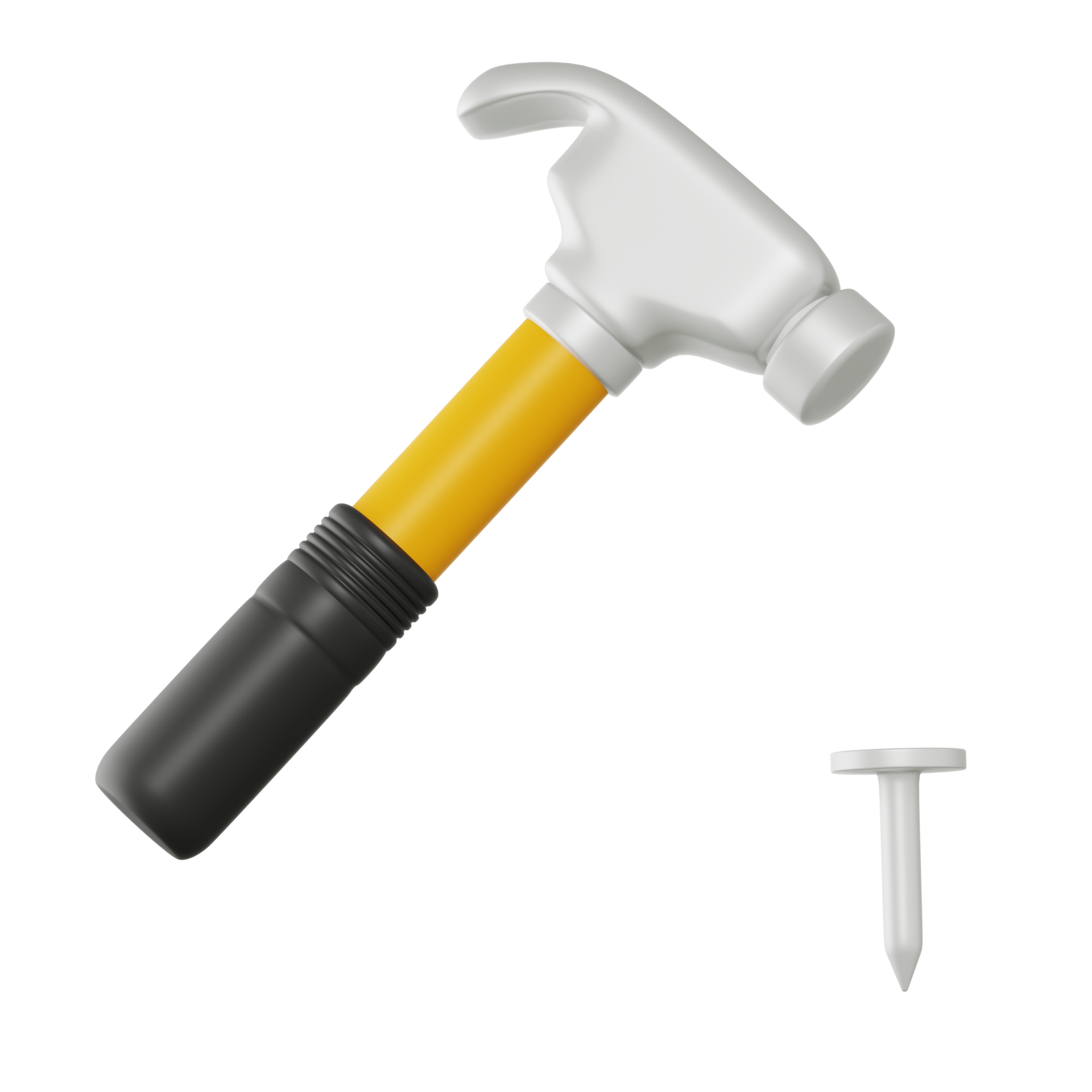 Hammer And Nails 3D Icon 33256144 PNG hammer-and-nails-3d-icon-33256144-png
