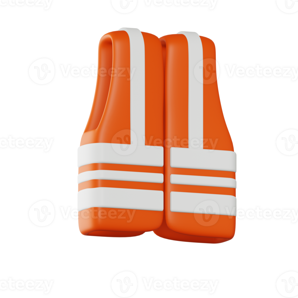 Life Jacket 3D Icon 33256150 PNG