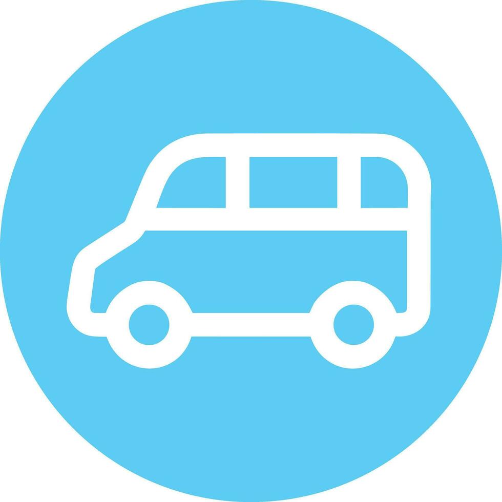 Bus transportation symbol icon vector image. Illustration of the silhouette bus transport public travel design image