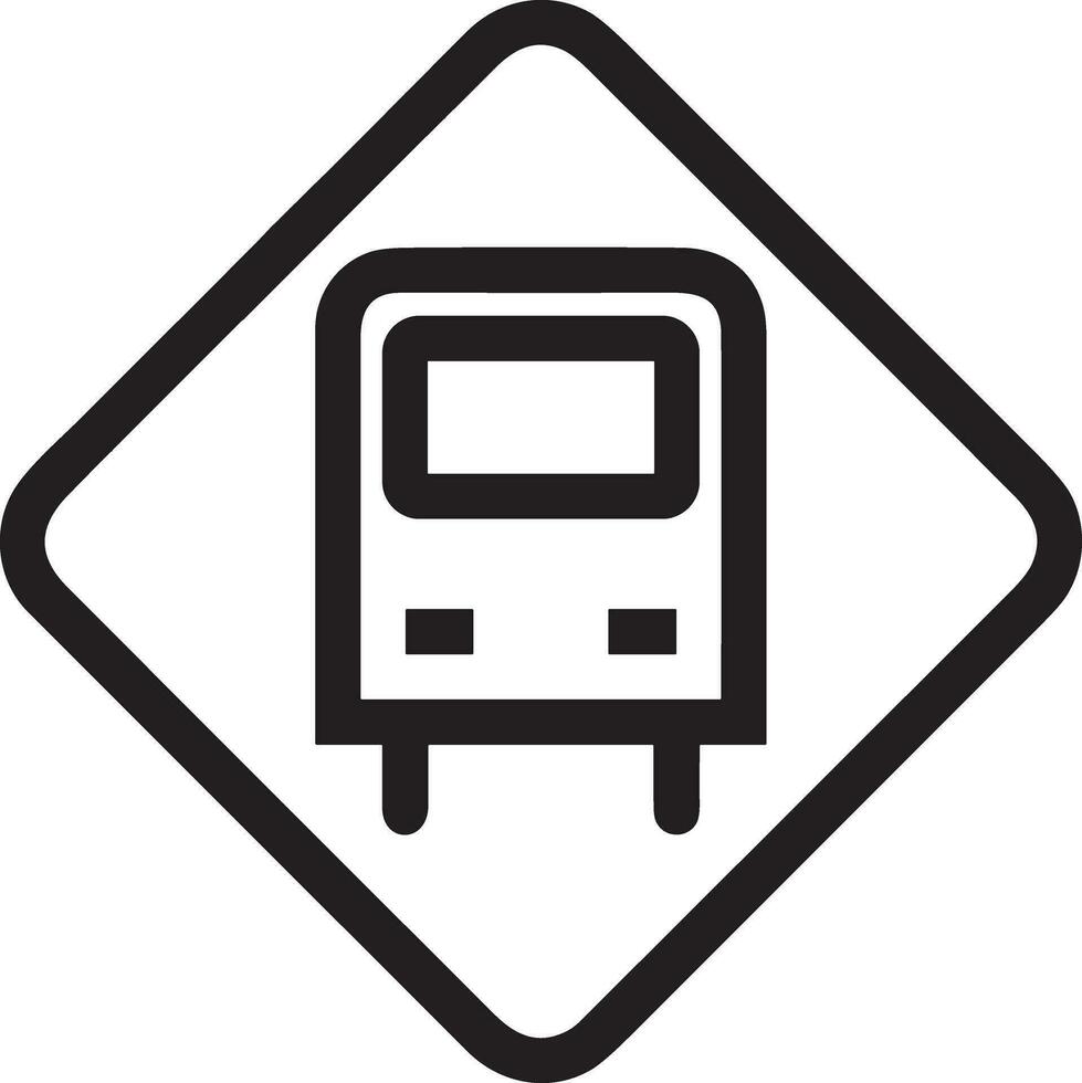 Bus transportation symbol icon vector image. Illustration of the silhouette bus transport public travel design image