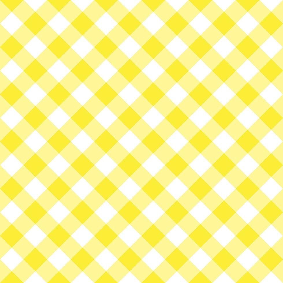 Yellow plaid pattern background. plaid pattern background. plaid background. For backdrop, decoration, gift wrapping, gingham tablecloth. vector