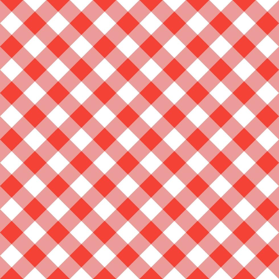 Red plaid pattern background. plaid pattern background. plaid background. For backdrop, decoration, gift wrapping, gingham tablecloth. vector