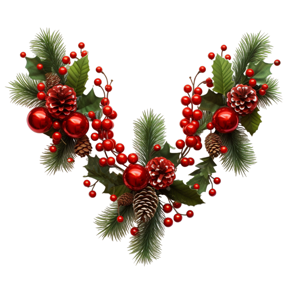 Christmas Border Ai Generative png