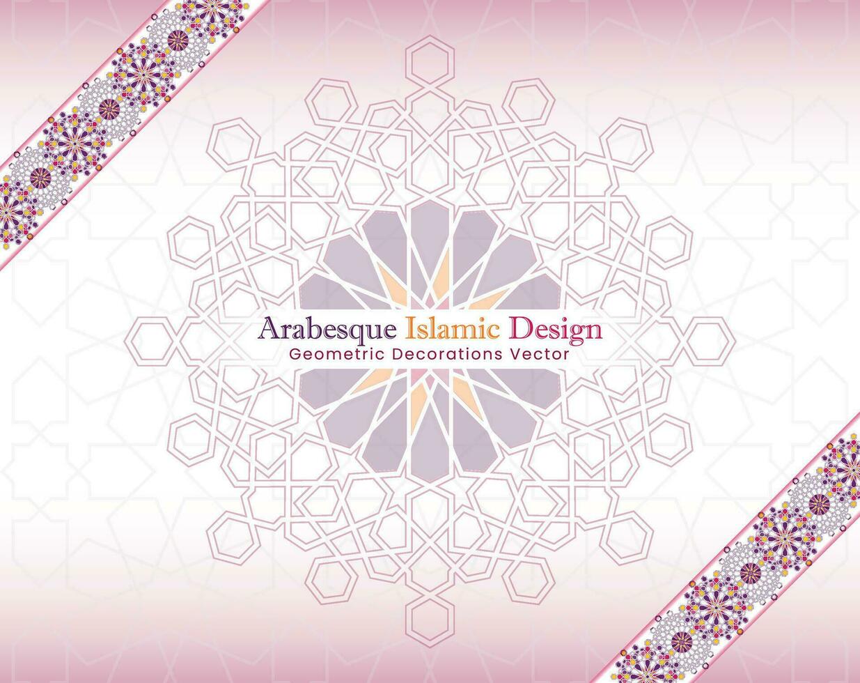 arabesco islámico bandera recopilación. conjunto de arabesco patrones vector antecedentes. color resumen adornos usted lata utilizar eso para antecedentes, invitaciones, negocio tarjetas, pancartas, fondos de pantalla