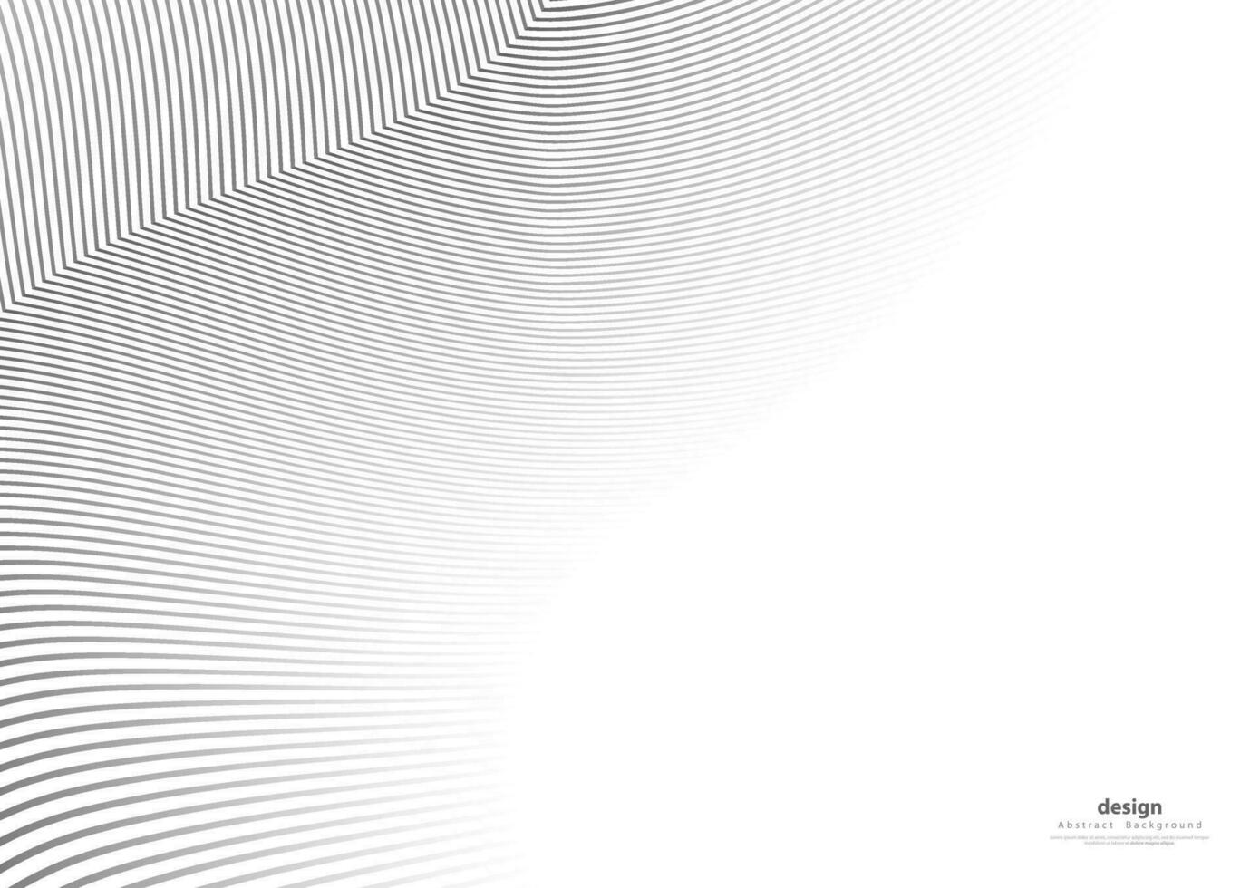 Abstract warped Diagonal Striped Background. Vector curved twisted slanting, waved lines pattern. Brand new style for your business design