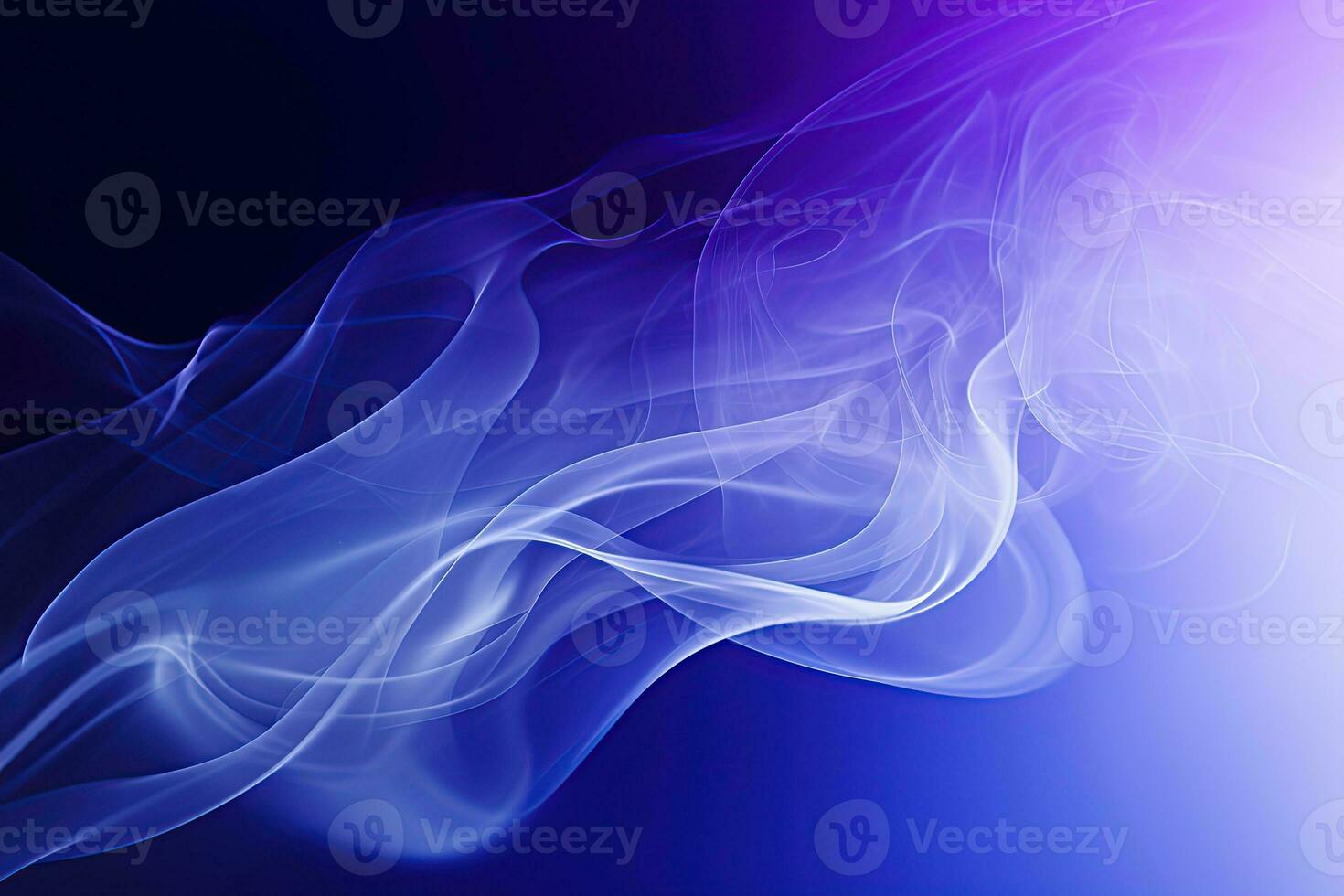 Blue purple gradient abstract background with smoke, neon, glow effect photo