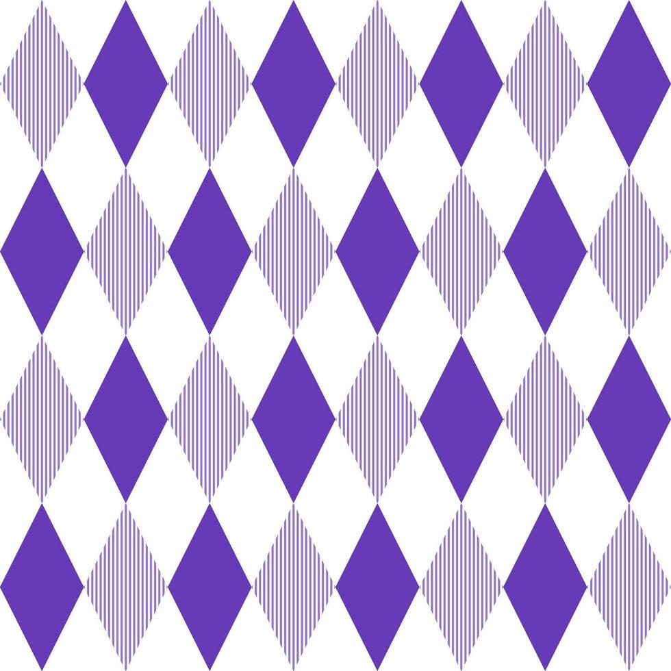 Purple diamond with stripe inside. diamond pattern. diamond pattern background. diamond background. Seamless pattern. for backdrop, decoration, Gift wrapping vector