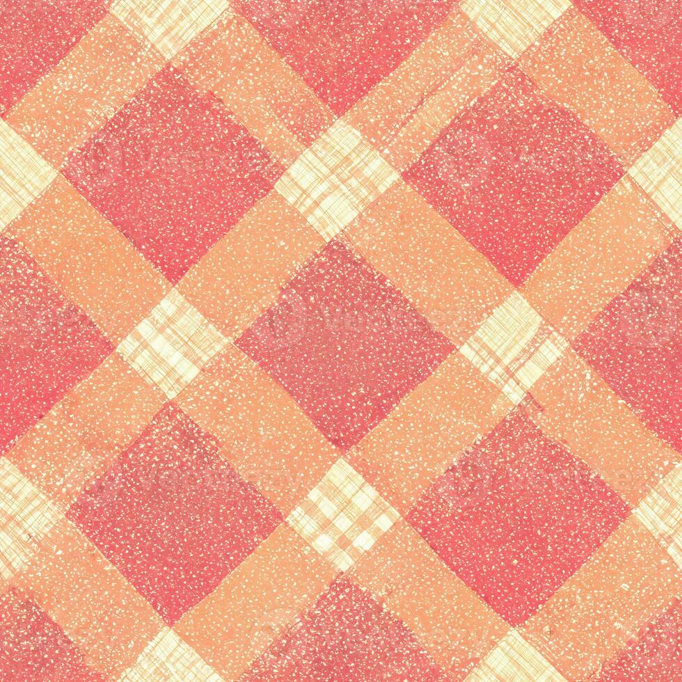 Checkered abstract seamless pattern in pastel colors. Print for printing on fabric, wrapping paper, scrapbooking photo