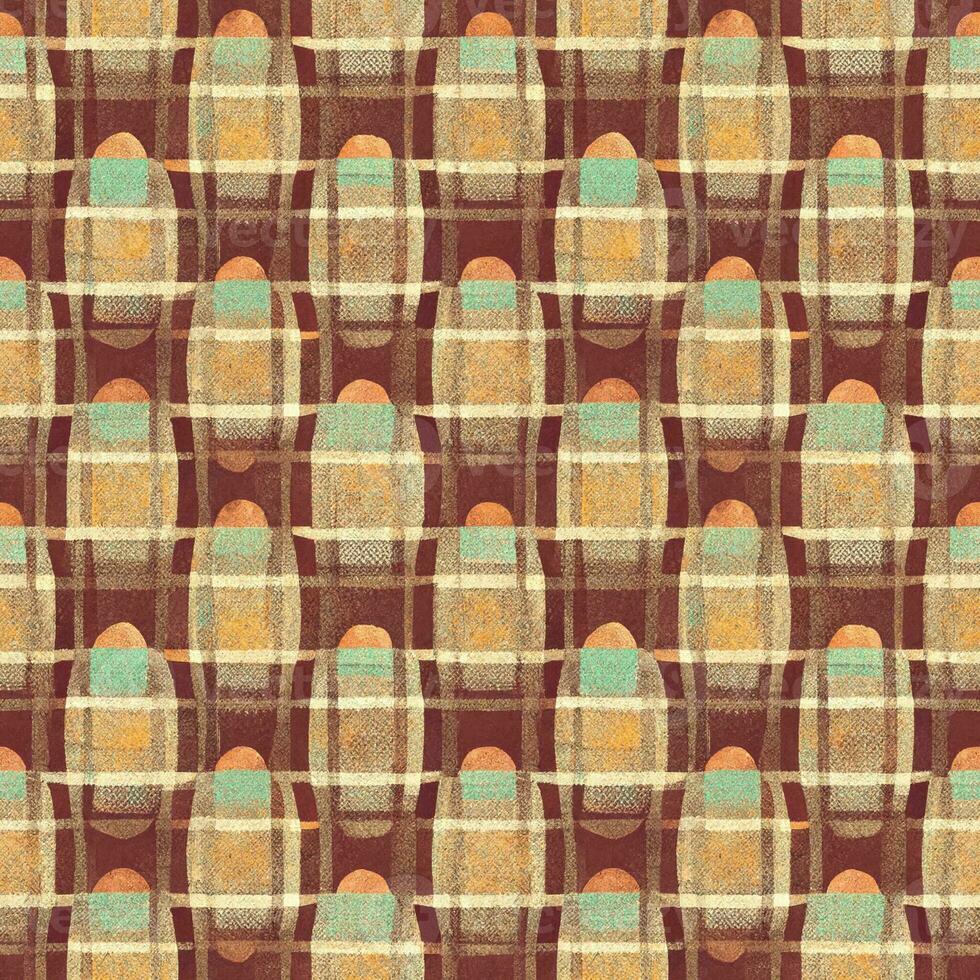 Checkered abstract seamless pattern. Print for printing on fabric, wrapping paper, scrapbooking photo