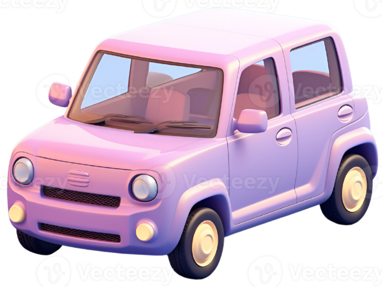 Car illustration. Generative AI. png