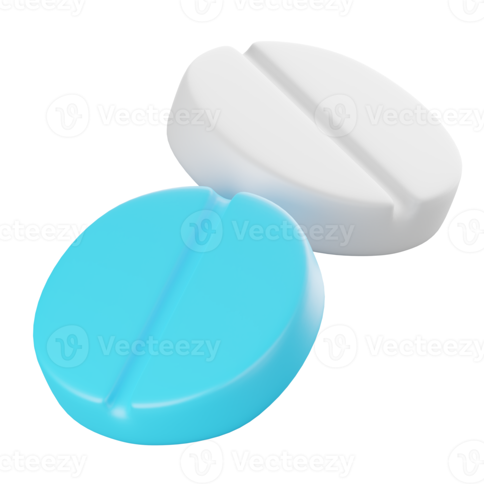 3d icon render of pills png