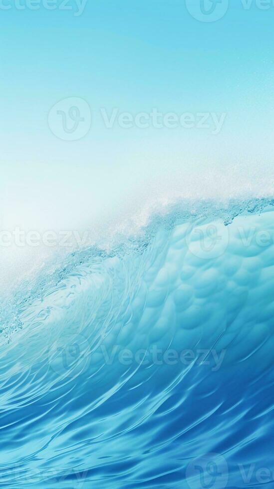 un mar ola antecedentes imagen, vertical formato, antecedentes imagen, generativo ai foto
