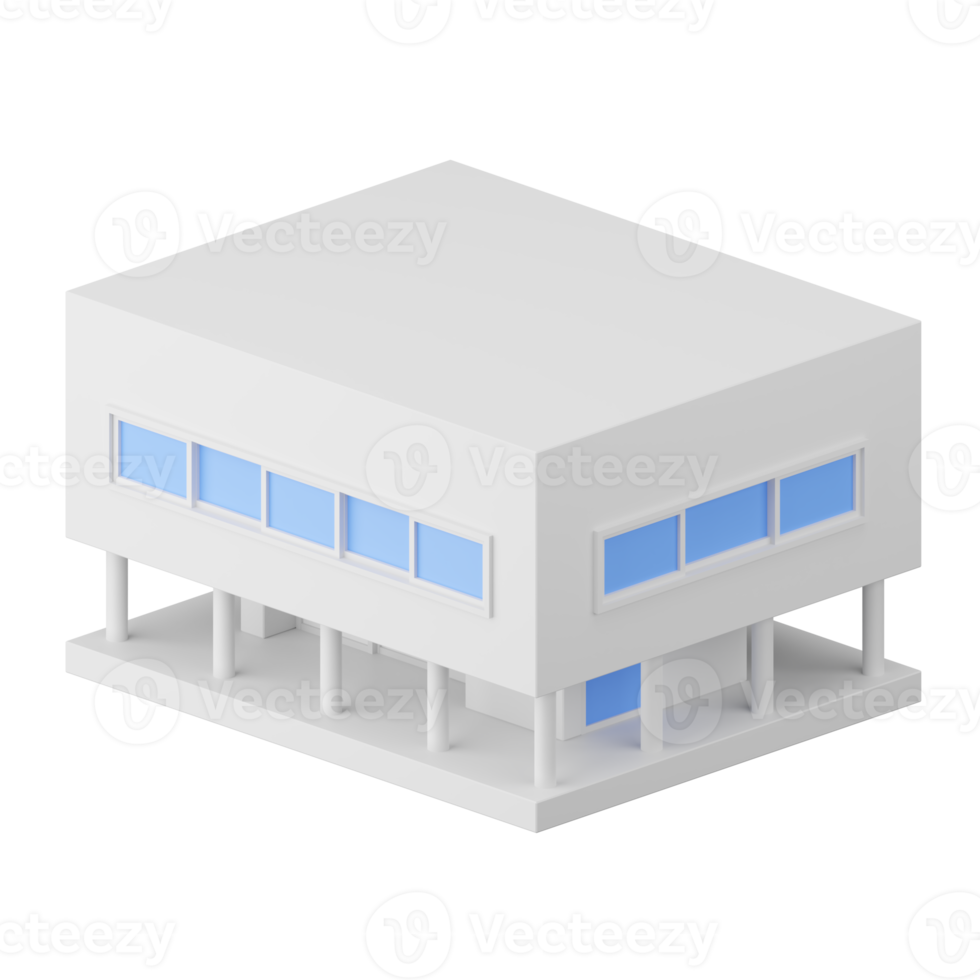 3d framställa av modern hus. png