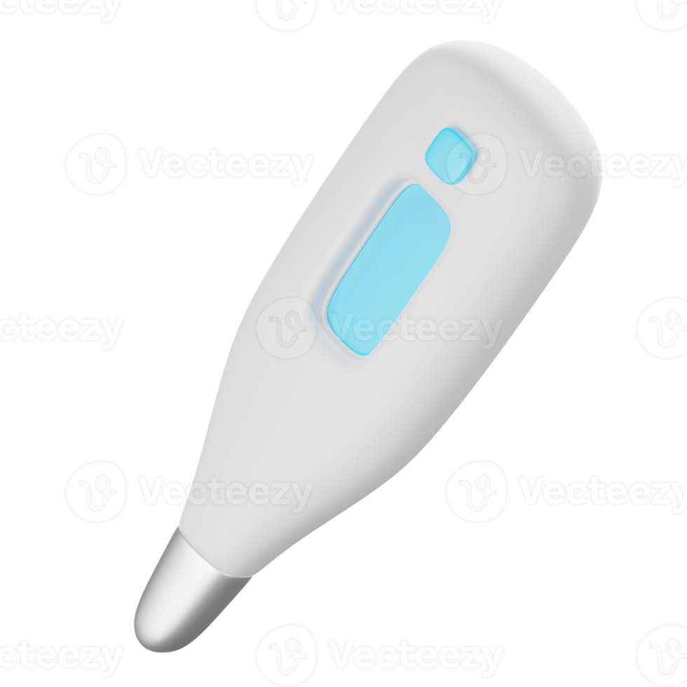 3d icon render of thermometer png