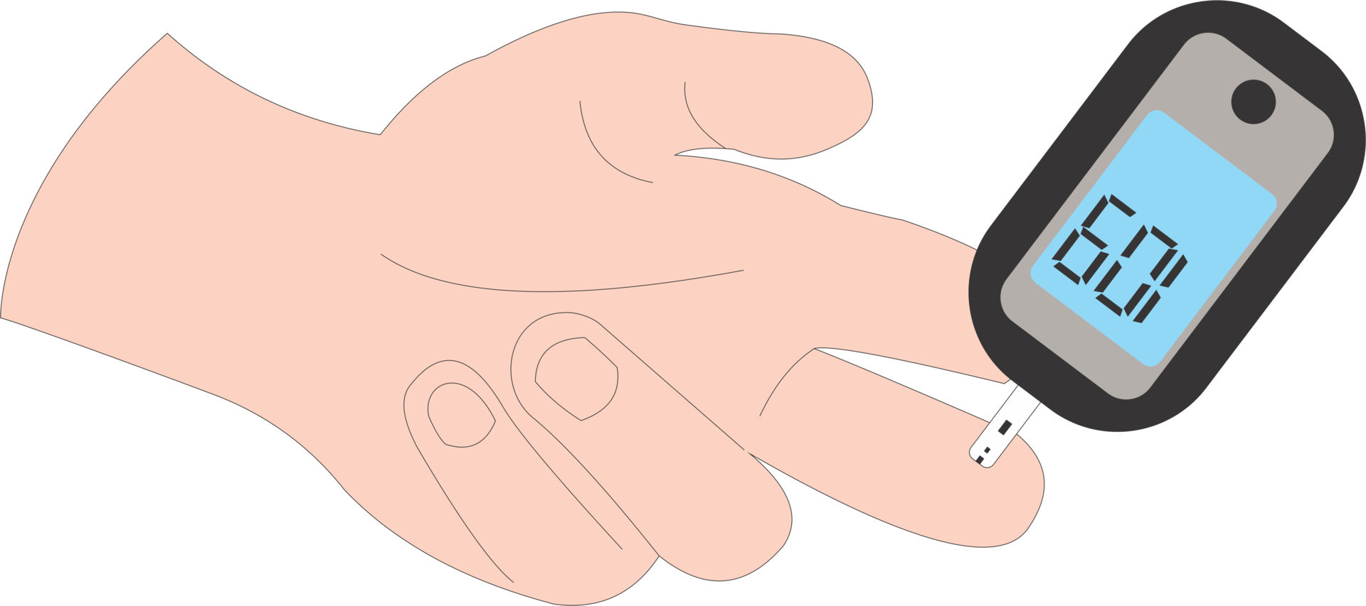 Blood Glucose Meter Word Diabetes day 33260558 PNG