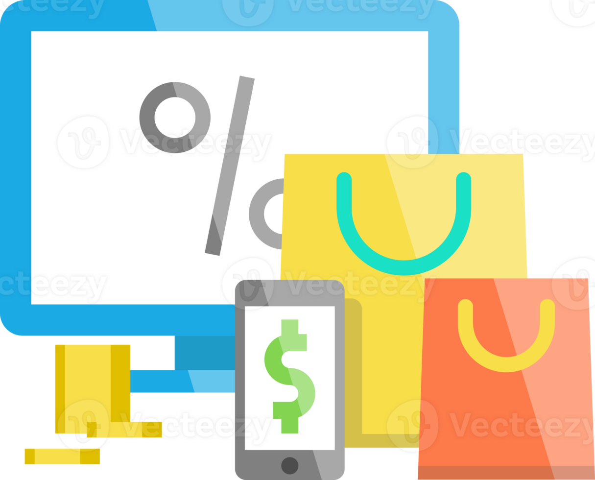 shopping icon isolated png