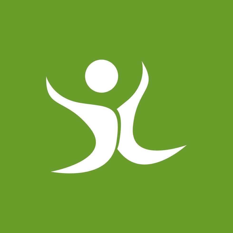 Health People Life Logo Vector Illustration