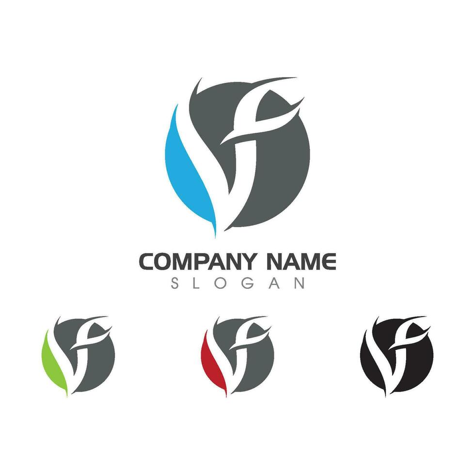 V Letter Logo Template vector