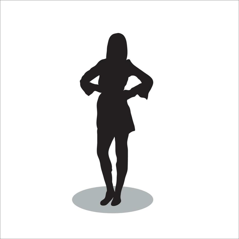 Women silhouette vector