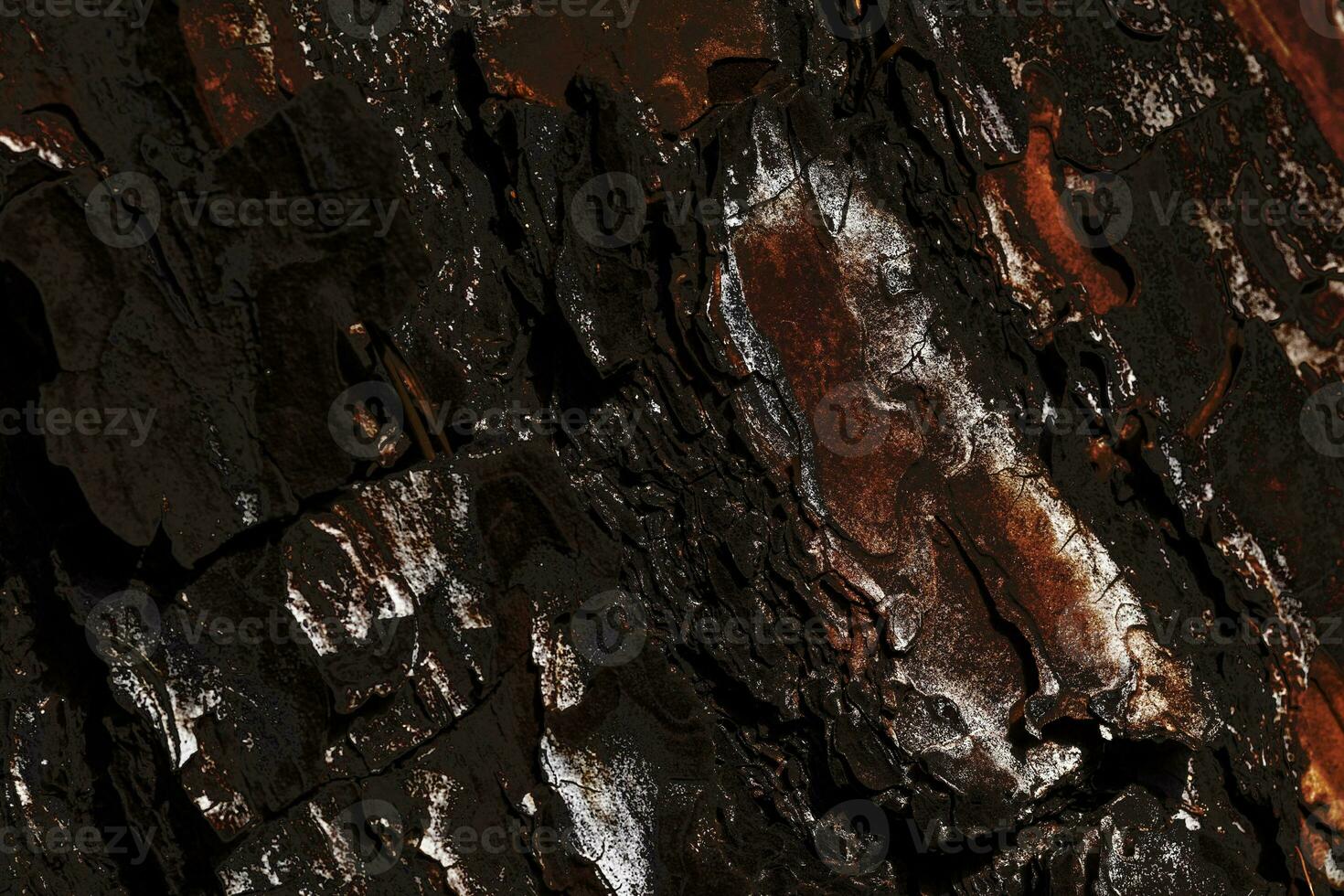 Background of a stone and metal texture. The perfect combination of strength and elegance. photo