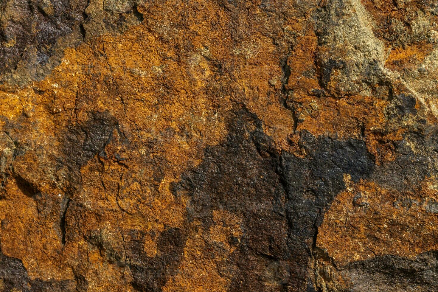 Background of a stone and metal texture. The perfect combination of strength and elegance. photo